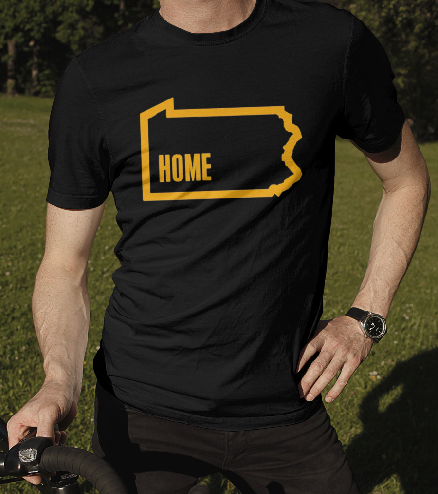 Home Pittsburgh Pennsylvania Map Outline T-Shirt