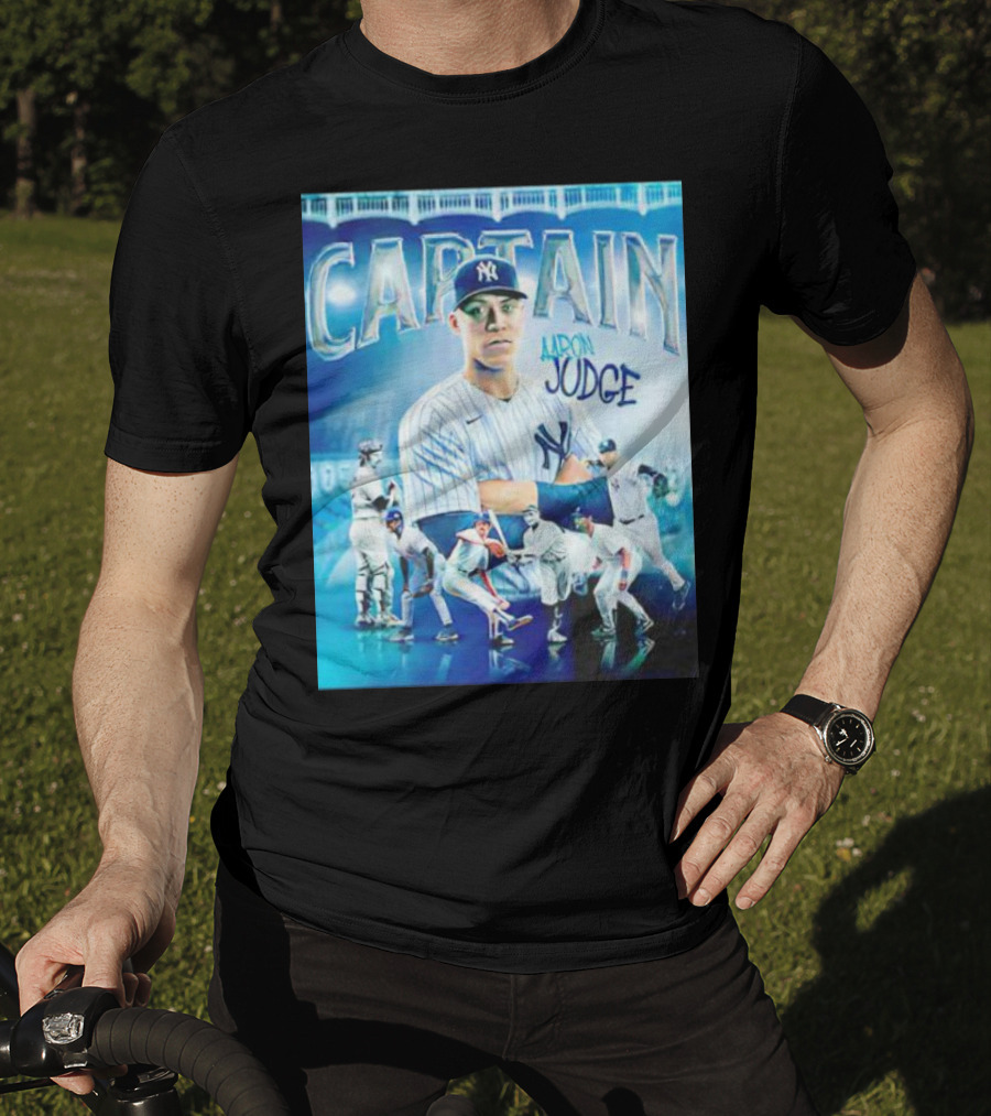 Aaron Judge New York Yankees Captain Baseball T-Shirt