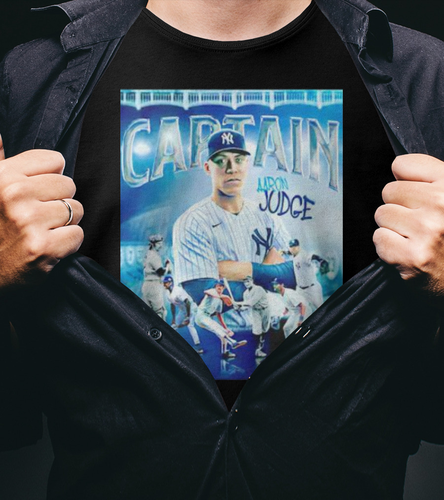 Aaron Judge New York Yankees Captain Baseball T-Shirt