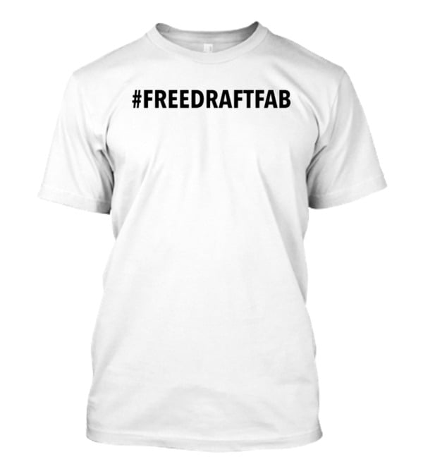 FREEDRAFTFAB Black Trending Hashtag T-Shirt
