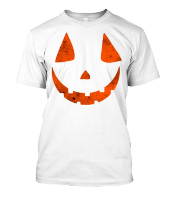 Halloween Spooky Pumpkin Face Scary Jack O Lantern T-Shirt
