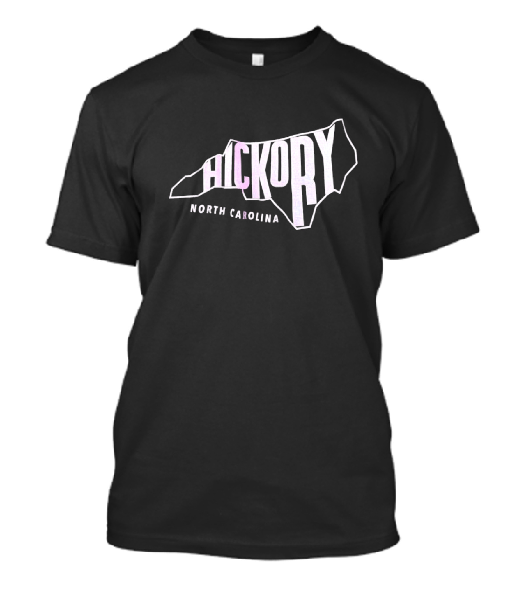 Hickory North Carolina State Outline T-Shirt