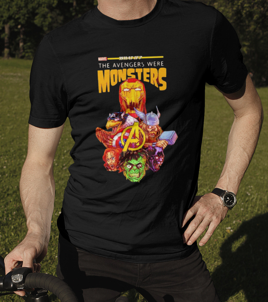 Marvel What If The Avengers Were Monsters Iron Man Captain America Thor Hulk T-Shirt