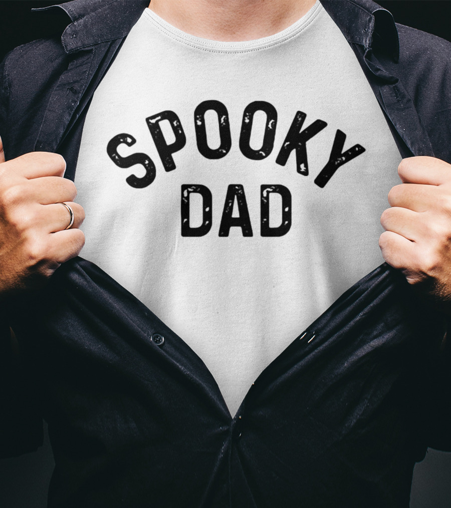 Spooky Dad Family Matching Halloween Father Daddy T-Shirt