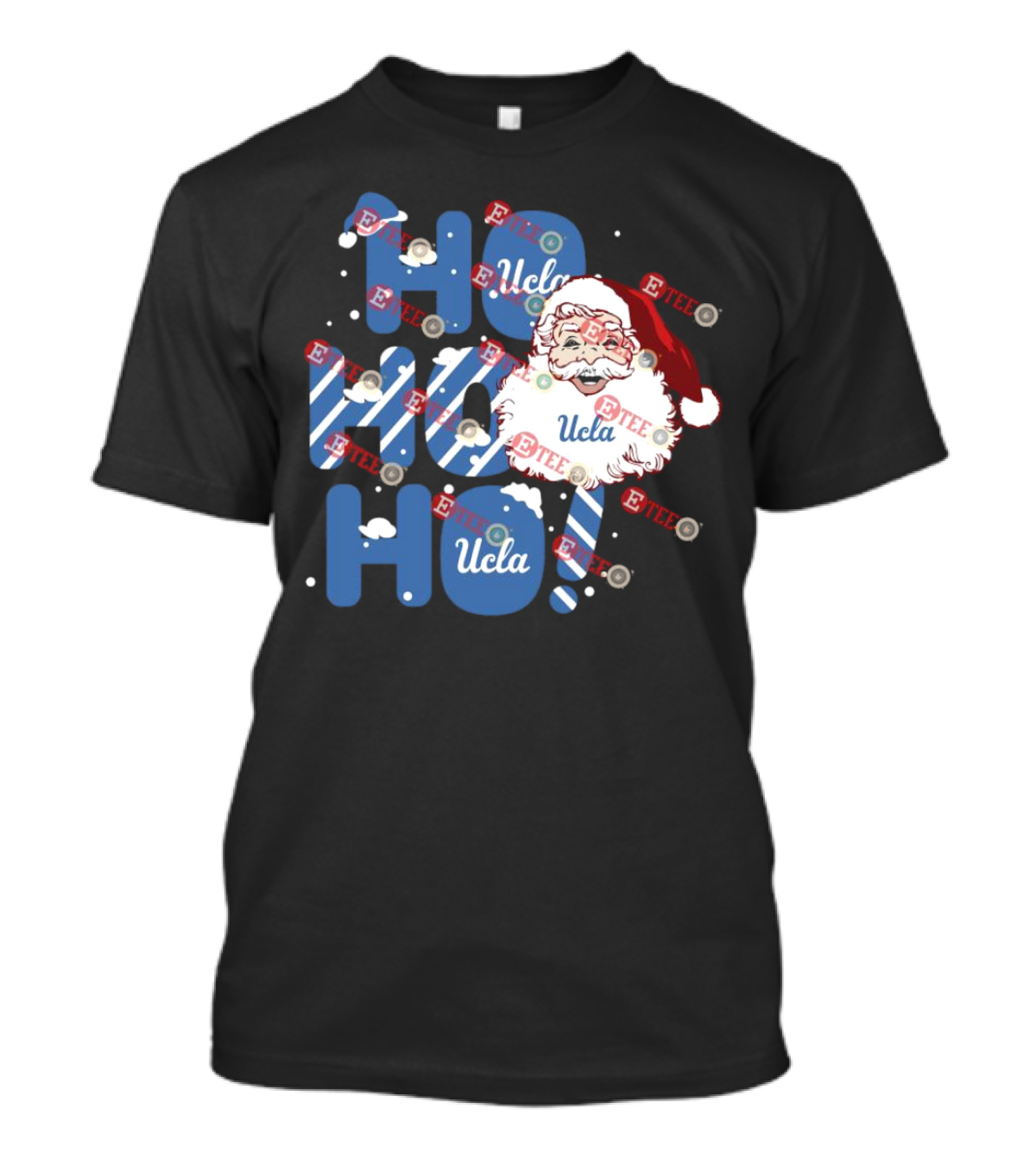 UCLA Ho Ho Ho Santa Claus Christmas T-Shirt