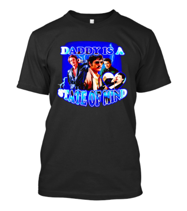 Pedro Pascal Daddy Is A State Of Mind Electric Blue Collection T-Shirt