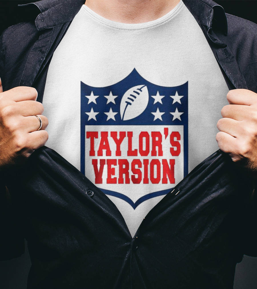 Taylor's Version Football Shield NFL T-Shirt