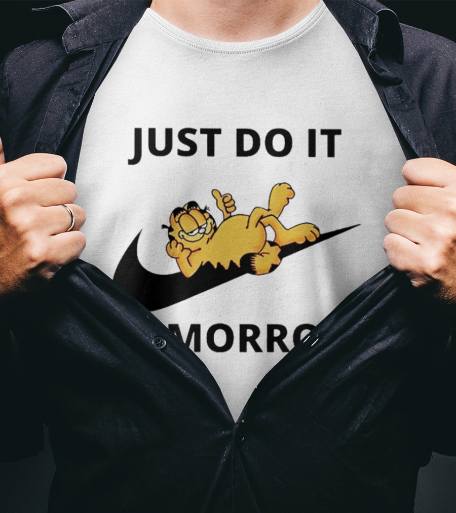 Garfield Just Do It Tomorrow T-Shirt