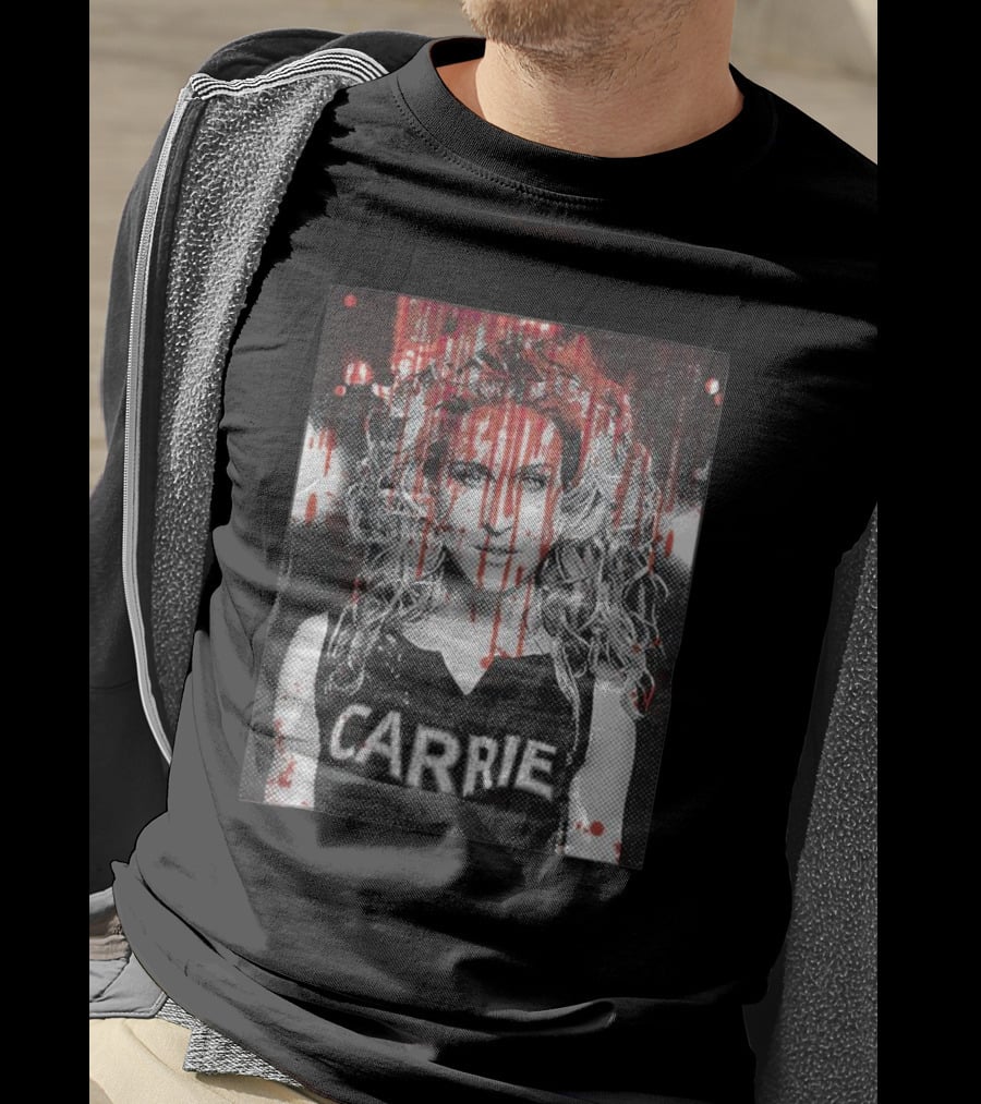 Carrie Horror Movie Blood Splatter T-Shirt