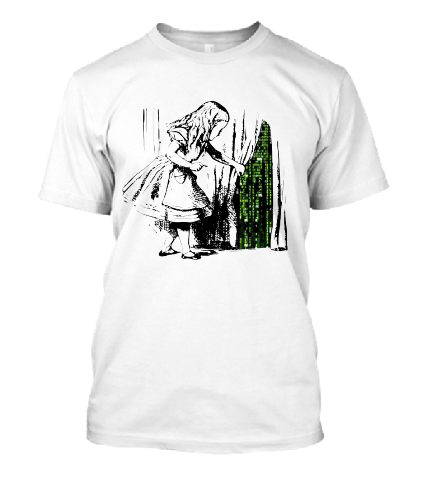 Alice Enters The Matrix New World T-Shirt