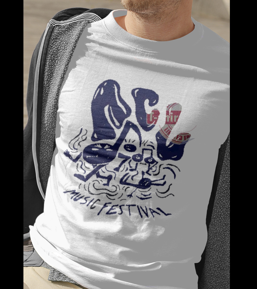 ACL Music Festival Flamingo Character Style Merch T-Shirt