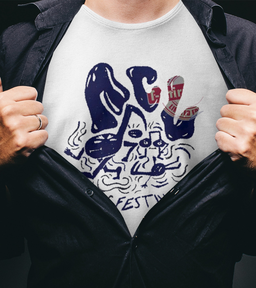 ACL Music Festival Flamingo Character Style Merch T-Shirt