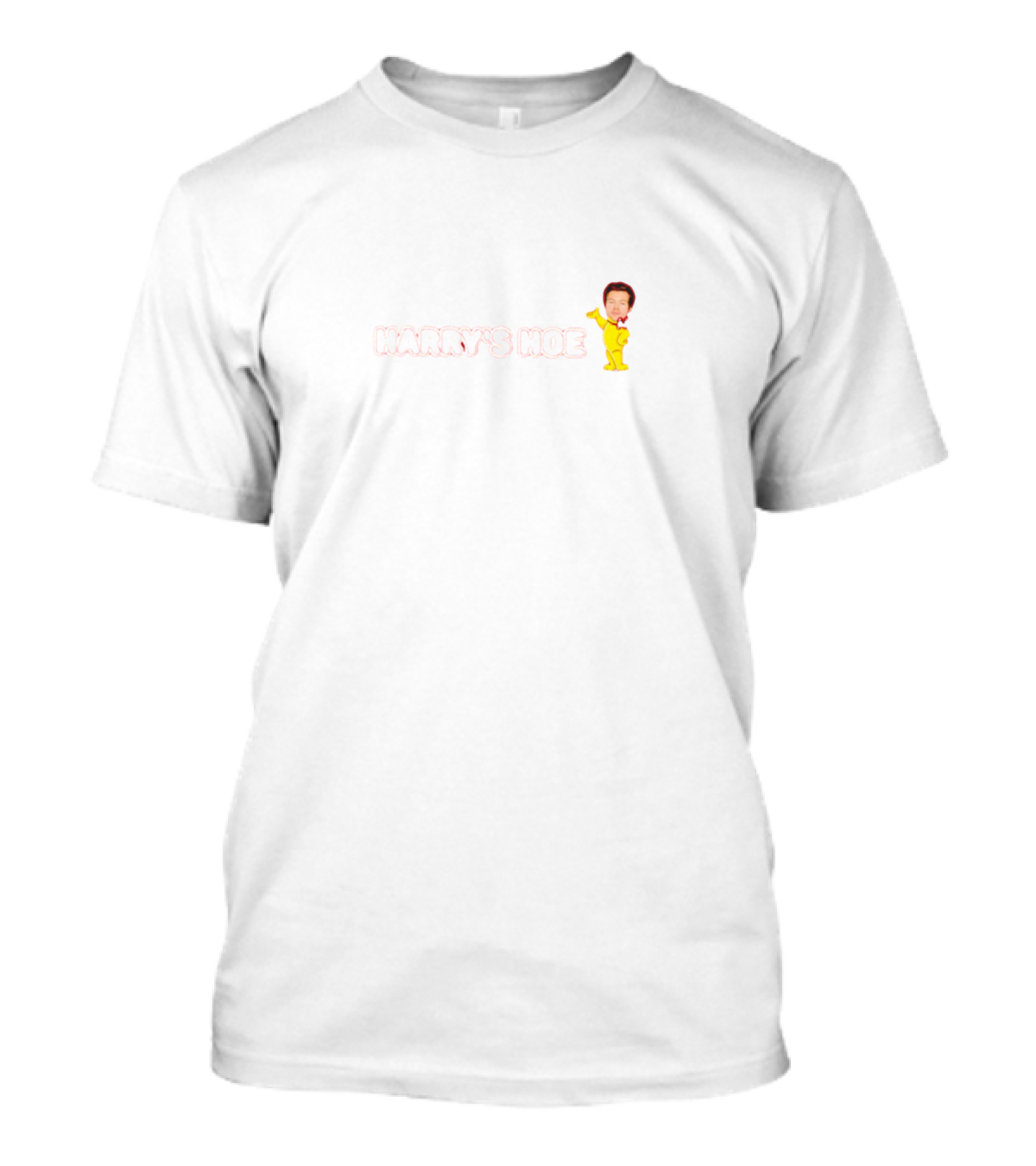 HARRY'S HOE Pointing Figure Outline T-Shirt
