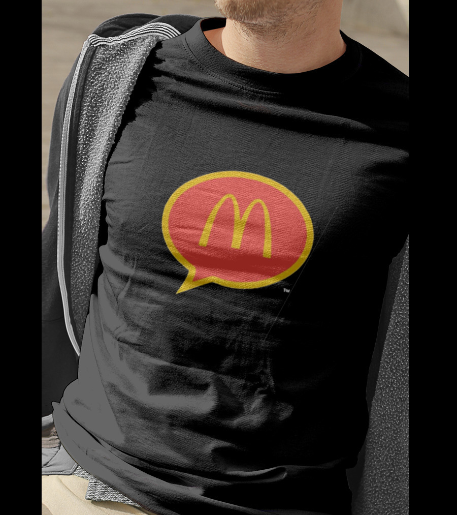 McDonald's 90s Logo In Retro Speech Bubble T-Shirt