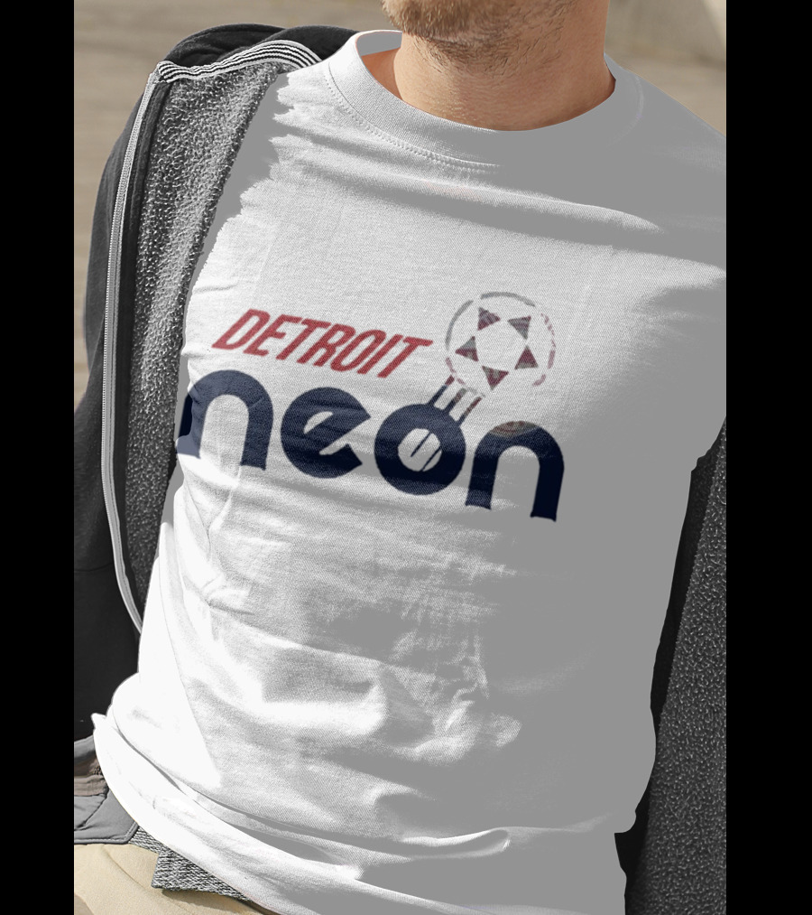 Detroit Neon Soccer Ball T-Shirt