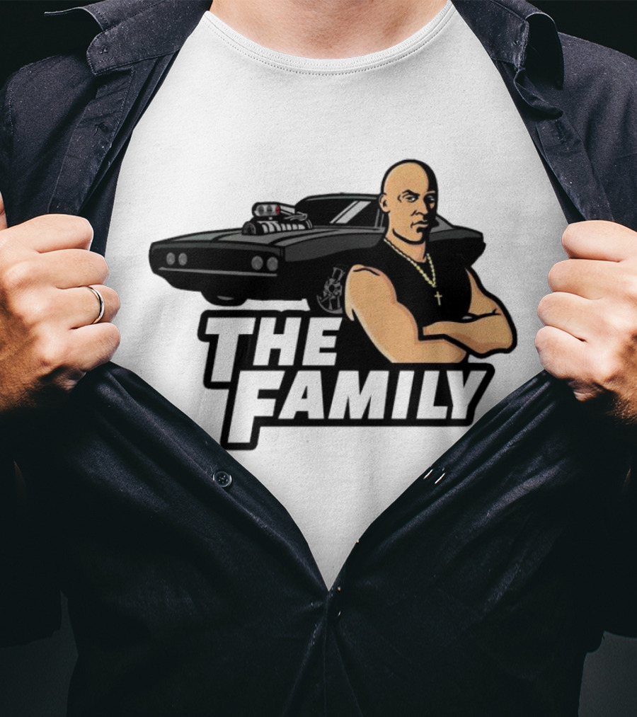 Dominic Toretto The Family Car Muscle T-Shirt