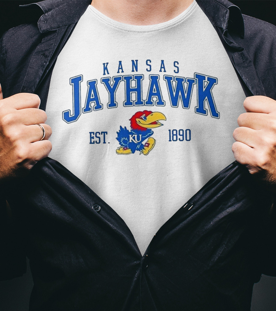 Kansas Jayhawk Est 1890 KU T-Shirt