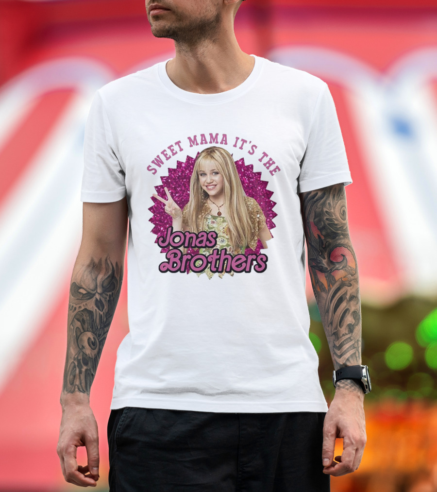 Sweet Mama It's The Jonas Brothers Hannah Montana Crossover Merch T-Shirt