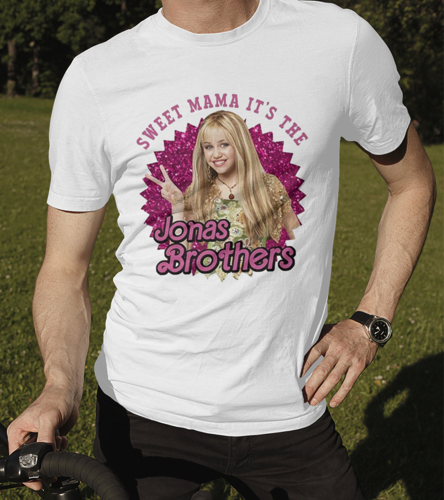 Sweet Mama It's The Jonas Brothers Hannah Montana Crossover Merch T-Shirt