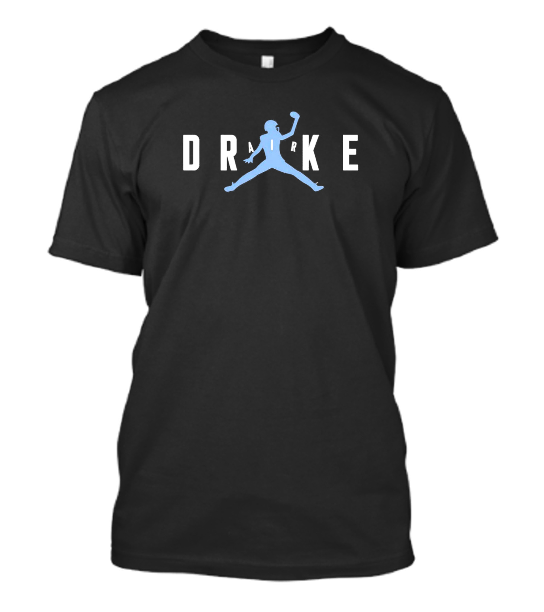 Drake Maye Jumpman Basketball Football Crossover T-Shirt