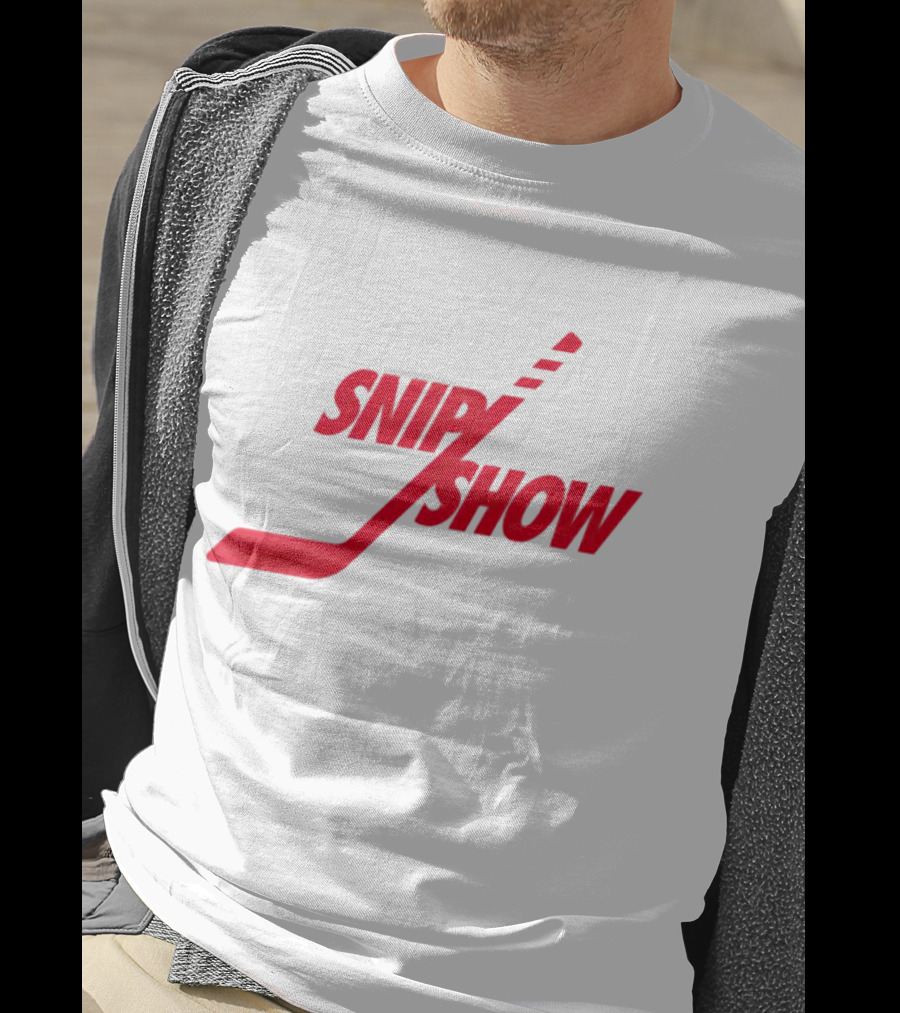 Detroit Red Wings Snip Show Hockey Stick T-Shirt