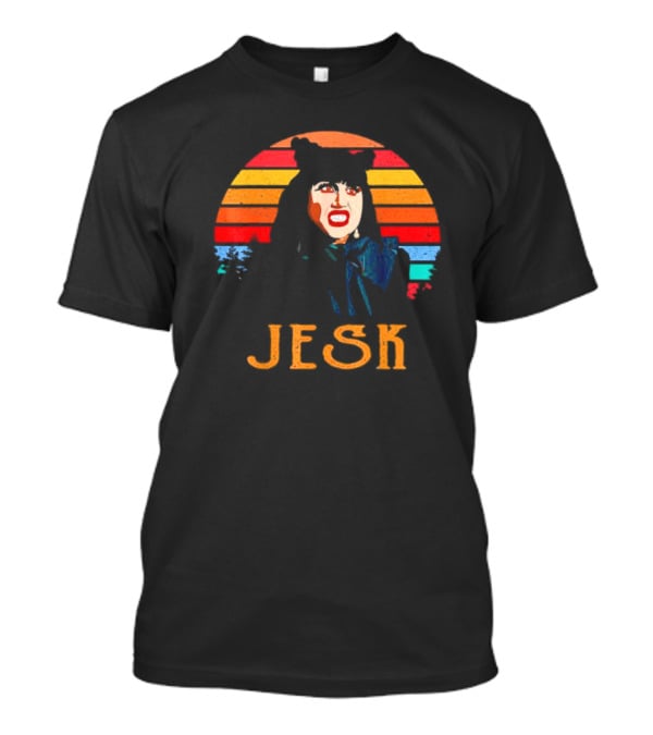 Nadja Natasia Demetriou Jesk What We Do In The Shadows Vintage Retro Stripes T-Shirt