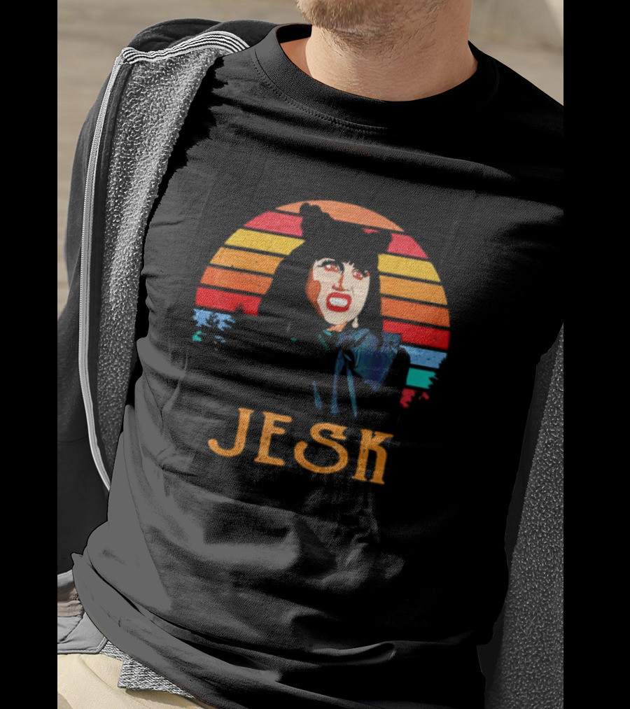 Nadja Natasia Demetriou Jesk What We Do In The Shadows Vintage Retro Stripes T-Shirt