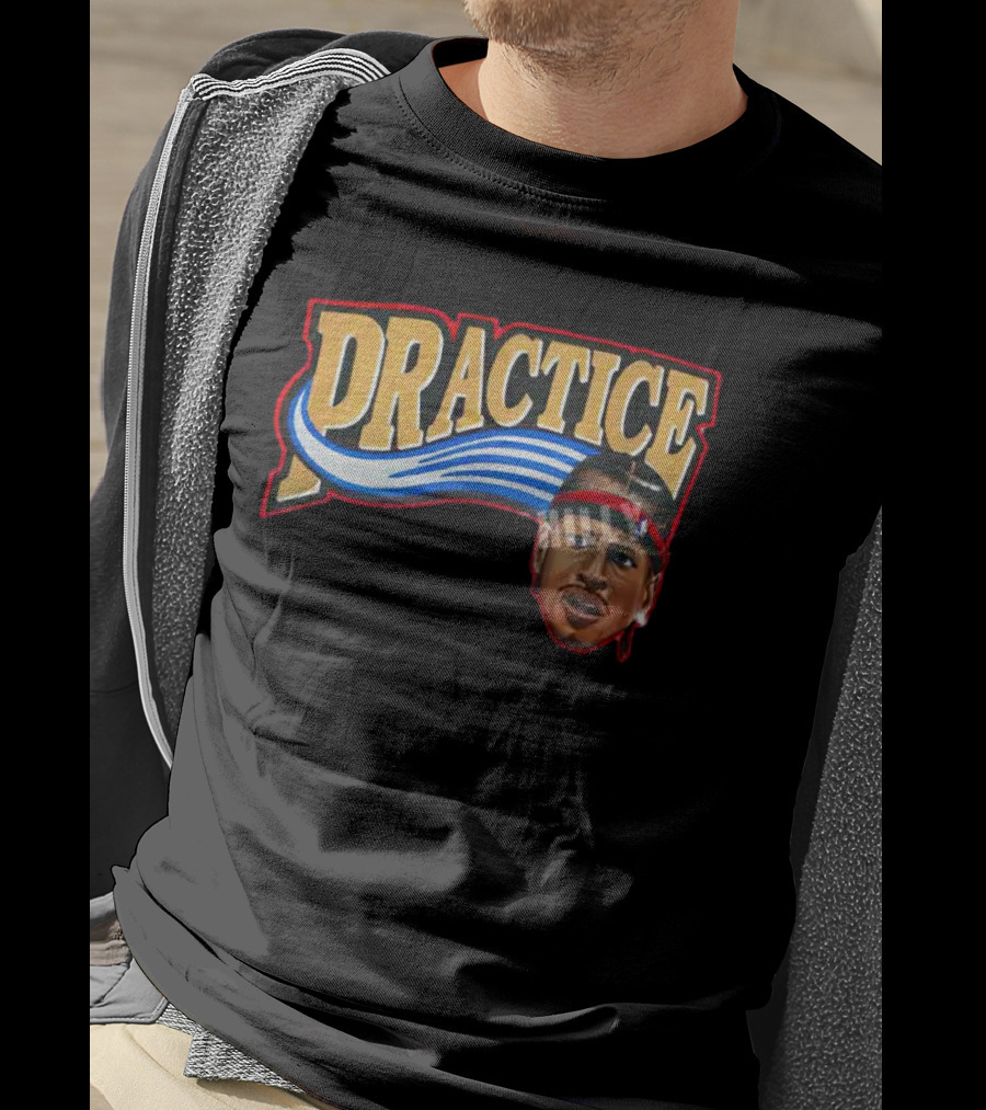 Practice Allen Iverson Headband Expression T-Shirt