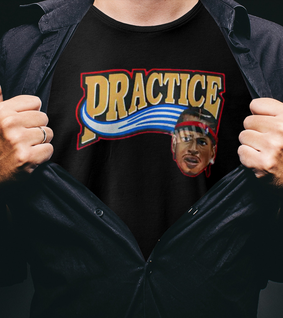 Practice Allen Iverson Headband Expression T-Shirt