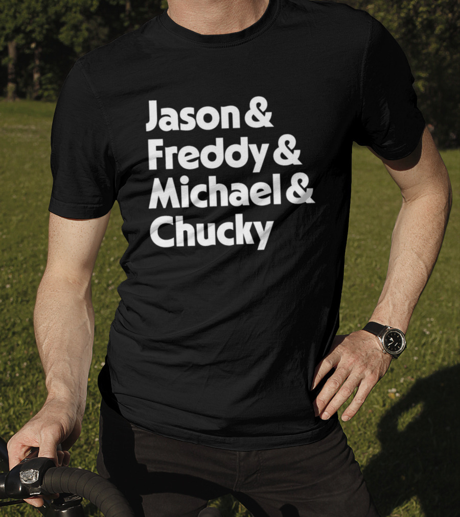 Jason Freddy Michael Chucky Horror Icons T-Shirt