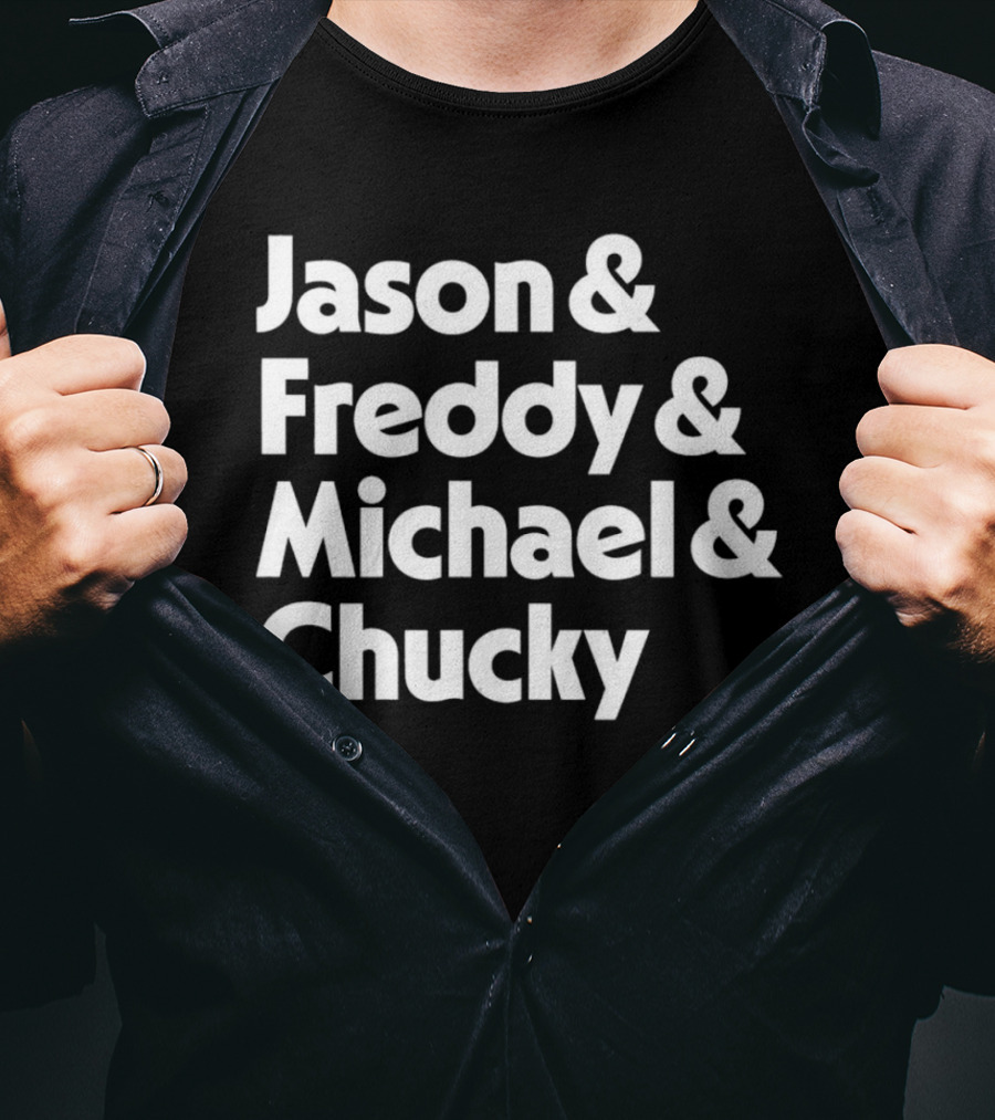 Jason Freddy Michael Chucky Horror Icons T-Shirt