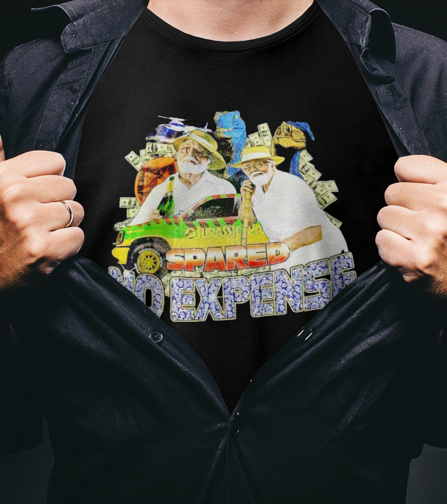 Jurassic Park Spared No Expense Dinosaur Adventure T-Shirt