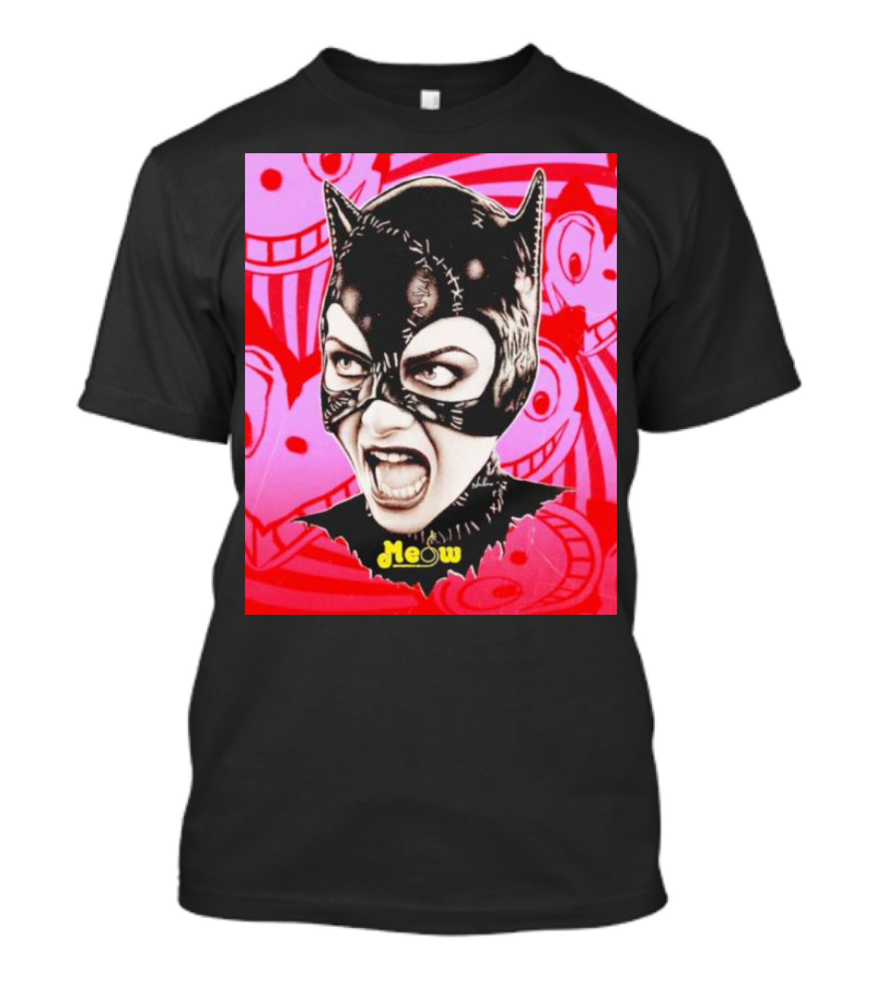 Selina Kyle Catwoman Meow Batman Returns Iconic T-Shirt