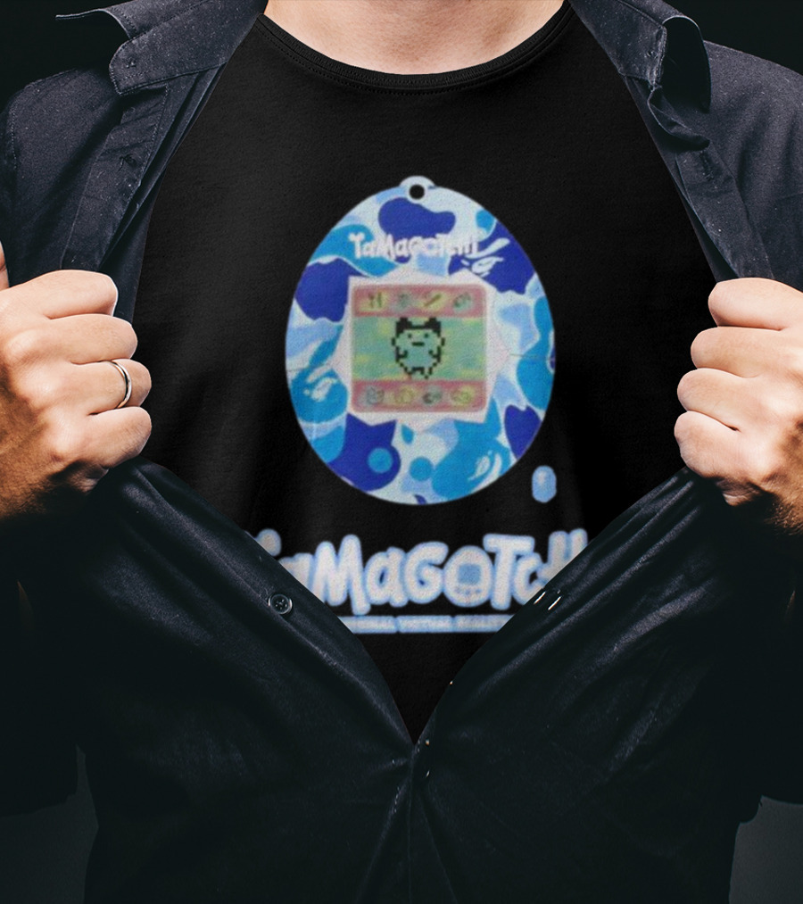 Tamagotchi Bape Collaboration The Original Virtual Reality Pet T-Shirt