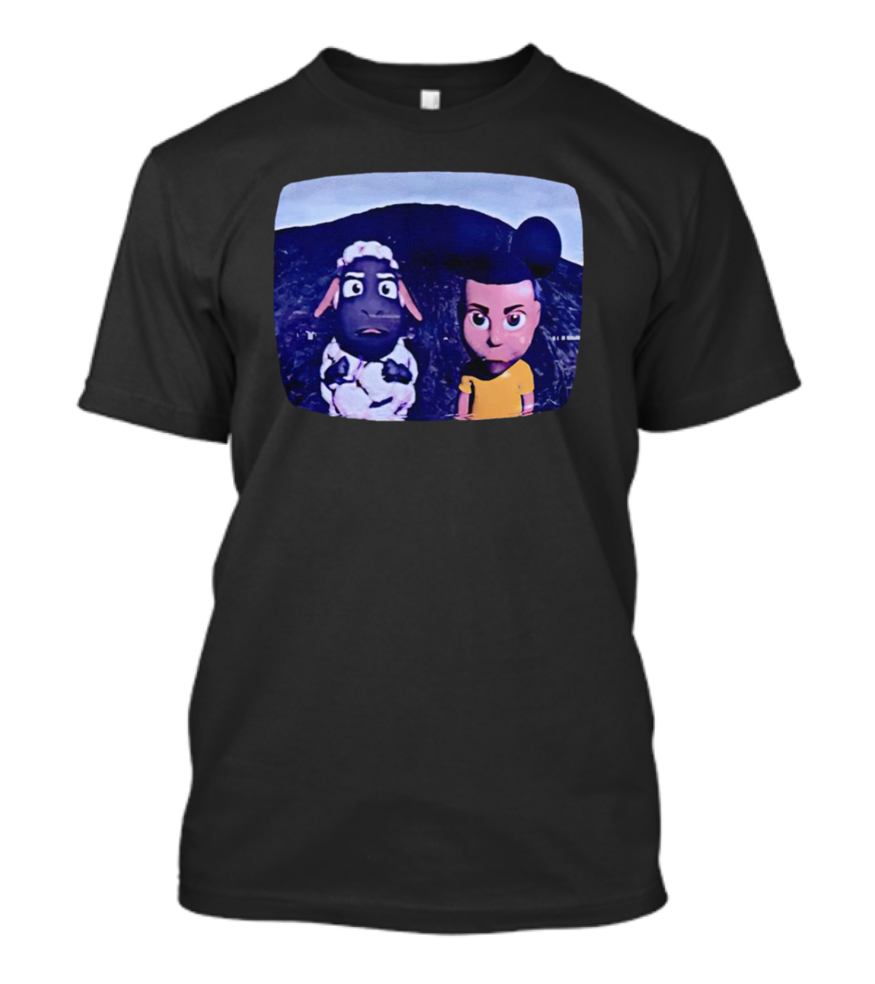 Amanda The Adventurer TV Show Retro Cartoon Character Duo T-Shirt