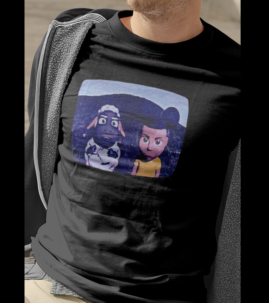 Amanda The Adventurer TV Show Retro Cartoon Character Duo T-Shirt