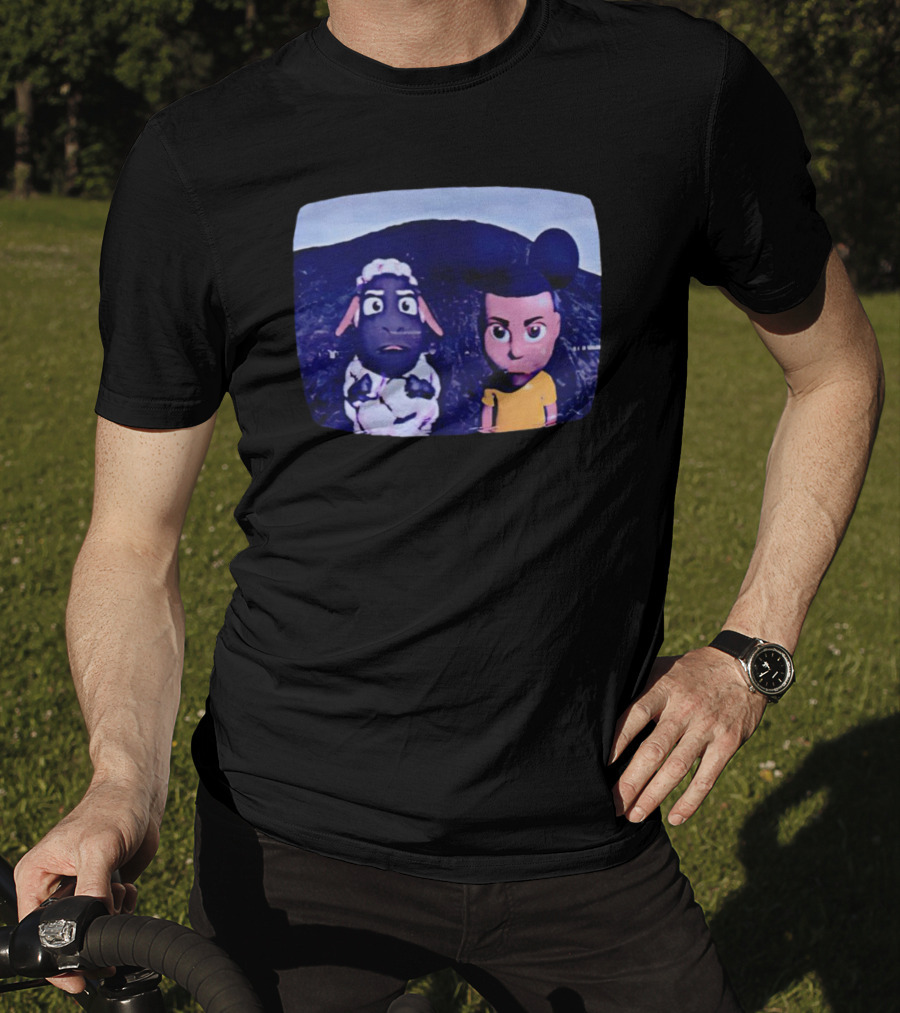 Amanda The Adventurer TV Show Retro Cartoon Character Duo T-Shirt