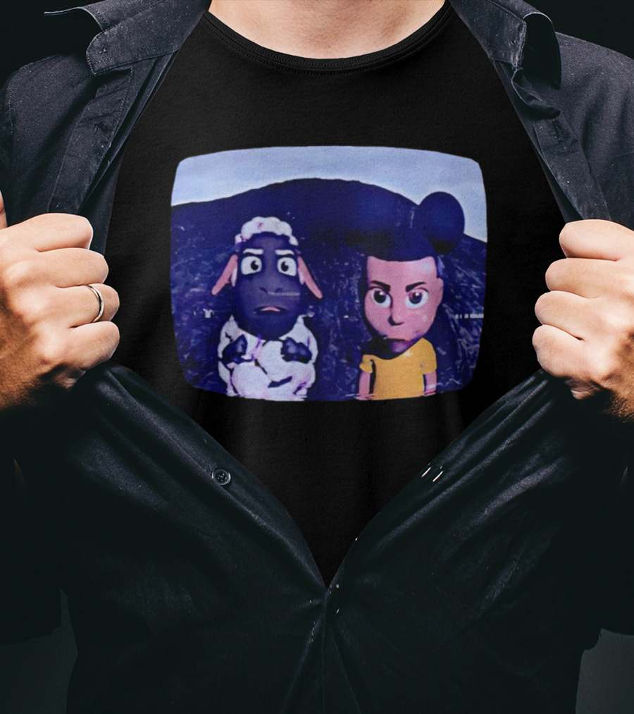 Amanda The Adventurer TV Show Retro Cartoon Character Duo T-Shirt