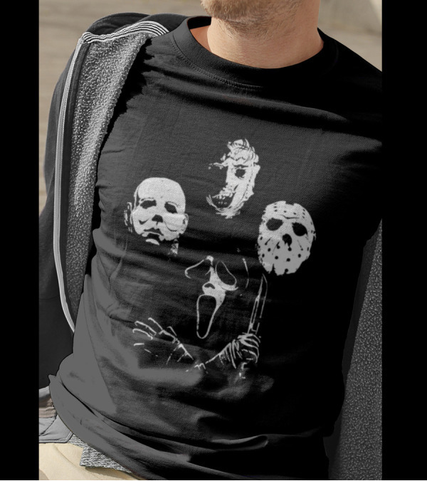 Leatherface Michael Myers Jason Voorhees Ghostface Bohemian Killers T-Shirt