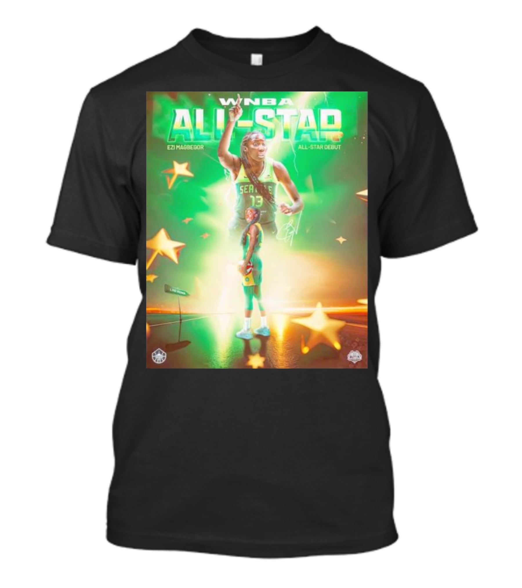 WNBA All-Star Ezi Magbegor All-Star Debut Seattle 13 T-Shirt