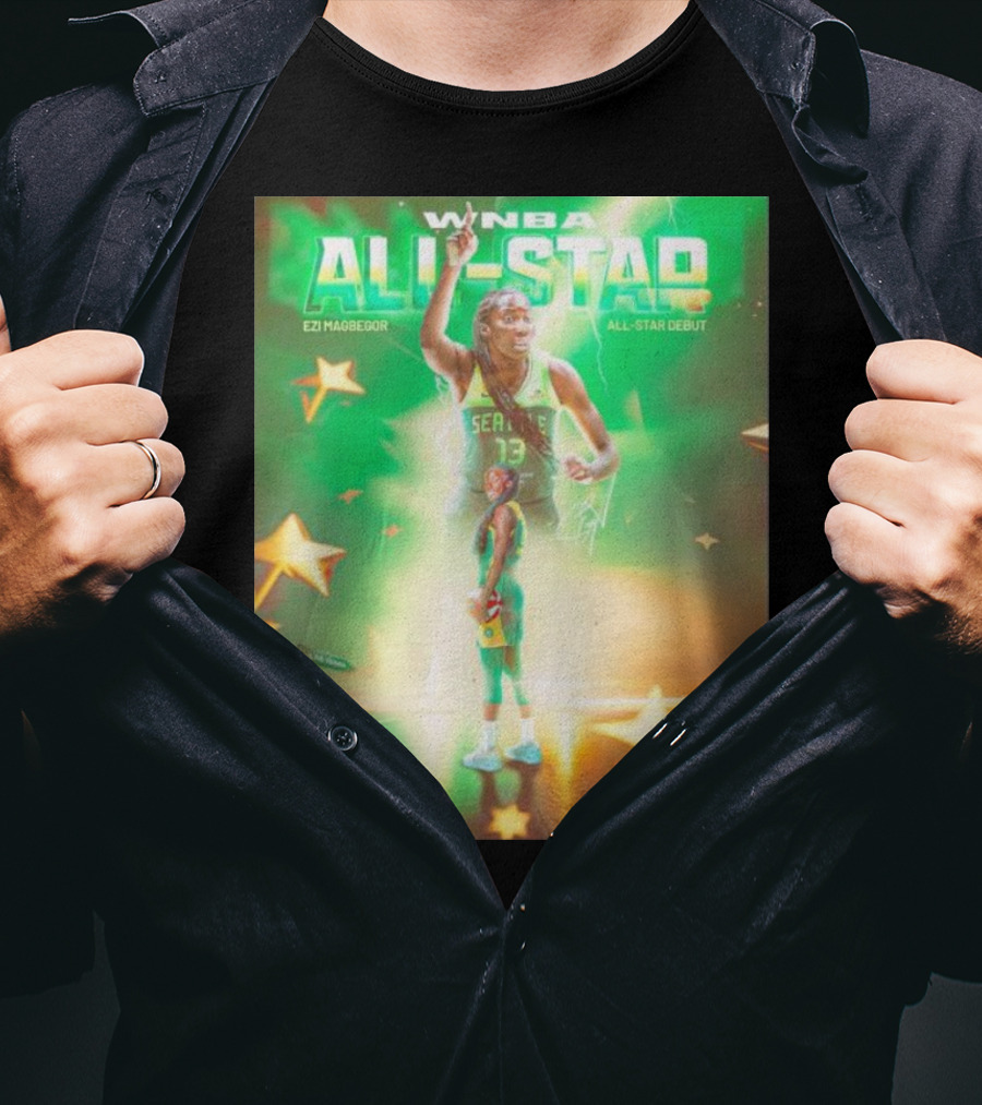 WNBA All-Star Ezi Magbegor All-Star Debut Seattle 13 T-Shirt