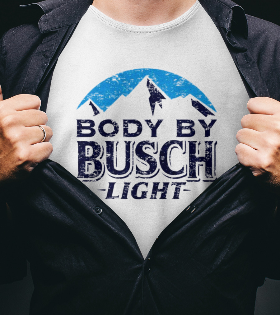 Body By Busch Light Blue Mountain T-Shirt