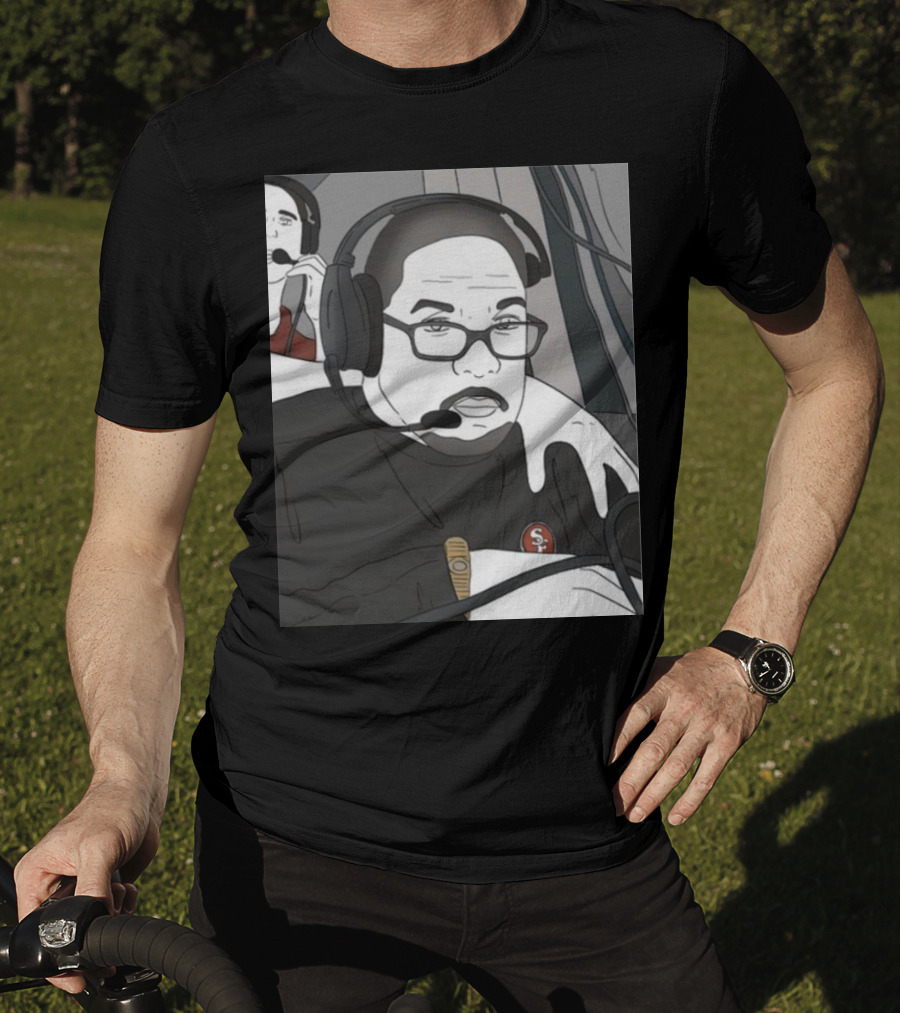 Coach Steve Wilks San Francisco 49ers Headset T-Shirt