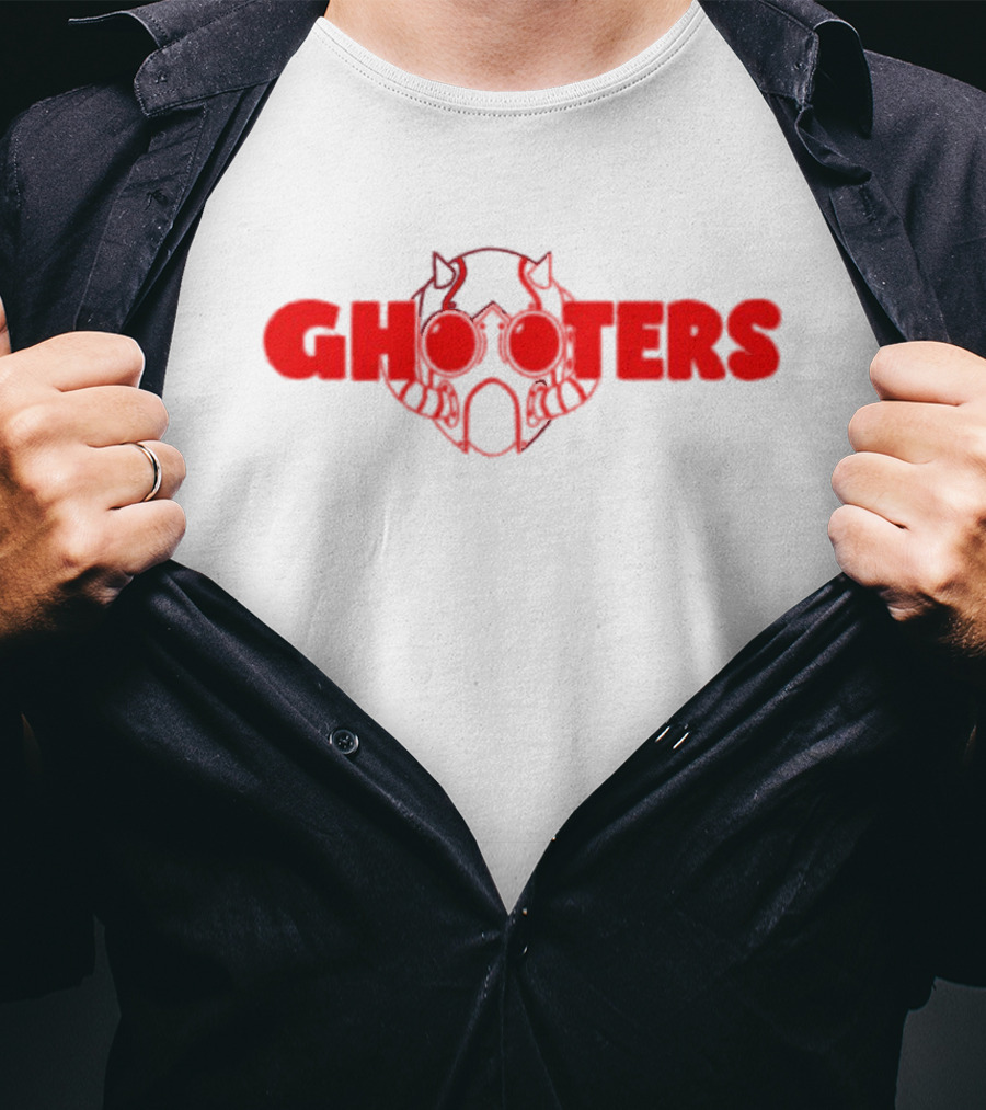 Ghooters Ghostly Gas Mask T-Shirt