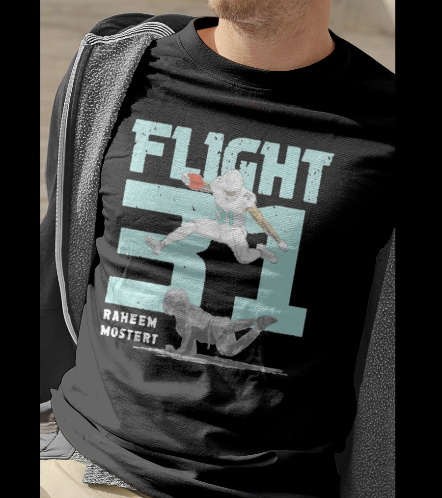 Raheem Mostert Flight 31 Miami Football T-Shirt