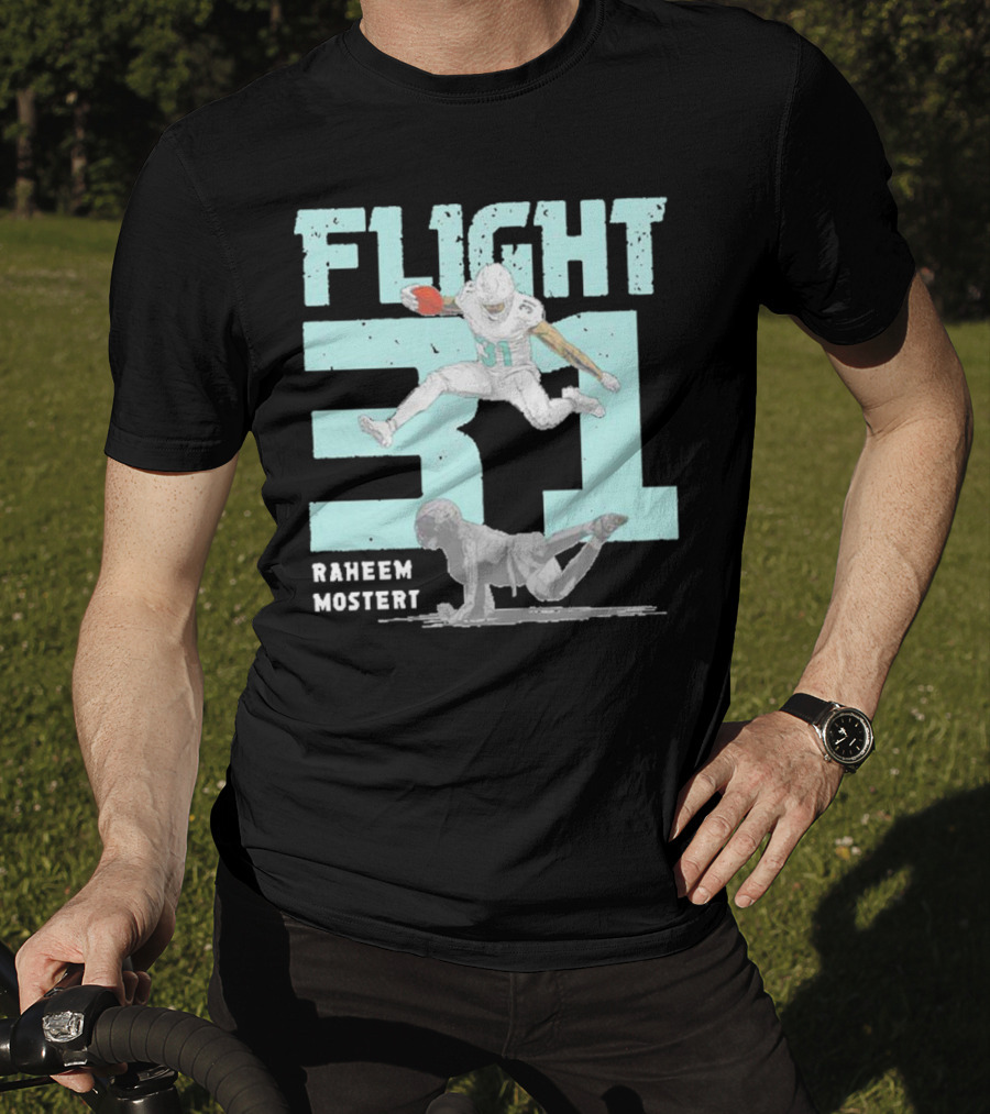 Raheem Mostert Flight 31 Miami Football T-Shirt