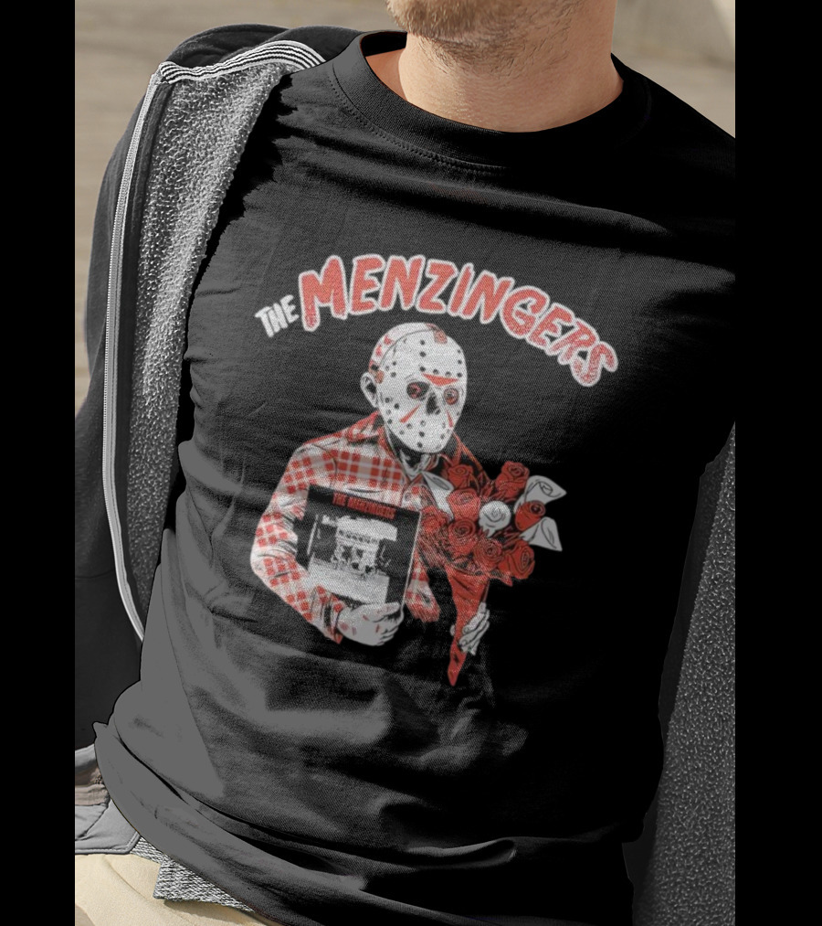 The Menzingers Hockey Mask Roses Album T-Shirt