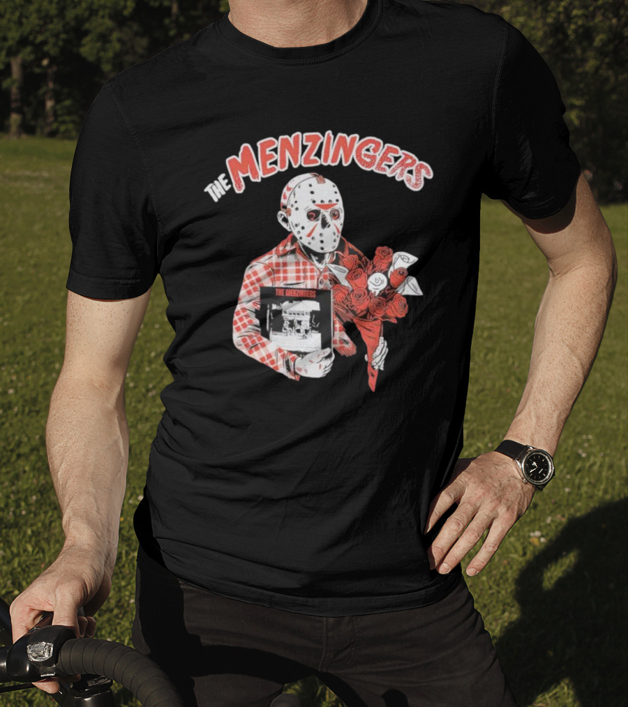 The Menzingers Hockey Mask Roses Album T-Shirt