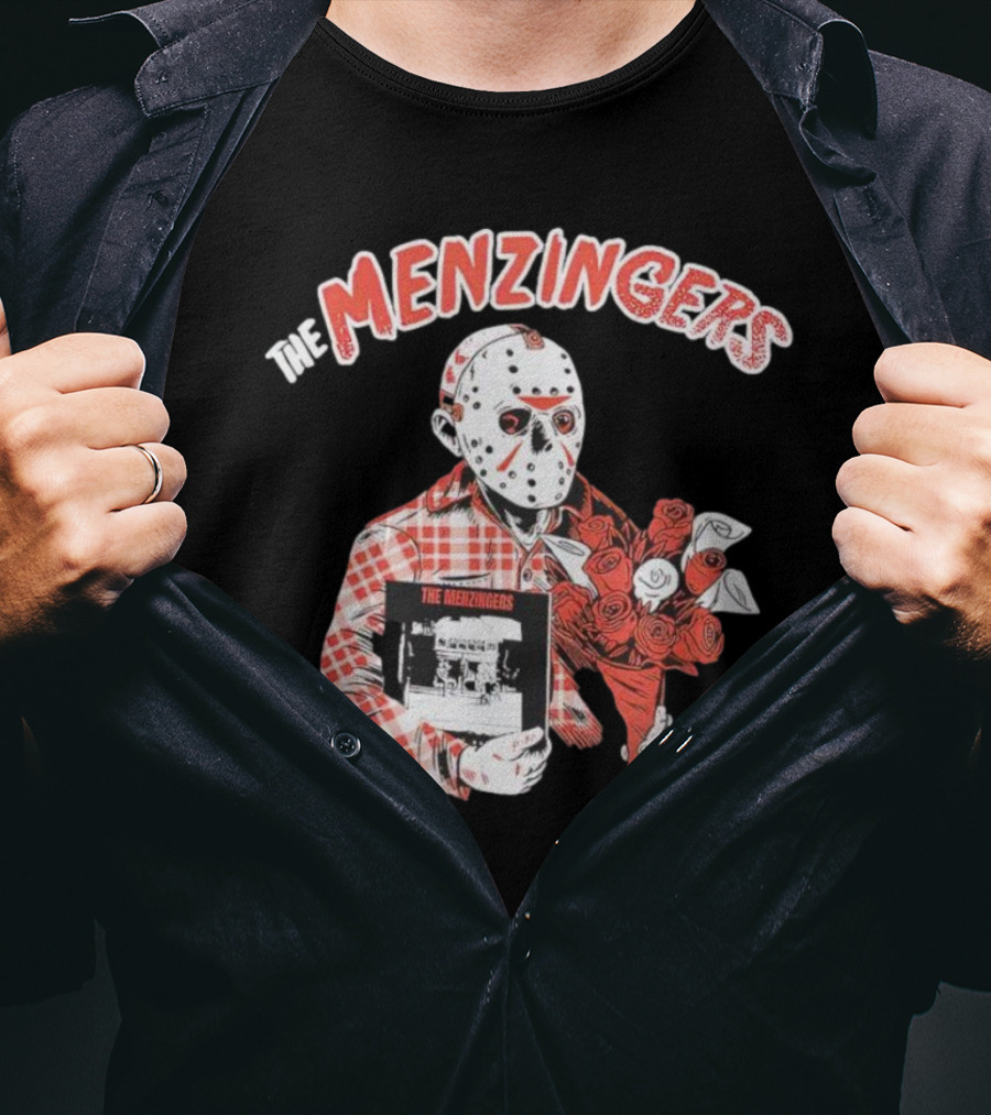 The Menzingers Hockey Mask Roses Album T-Shirt