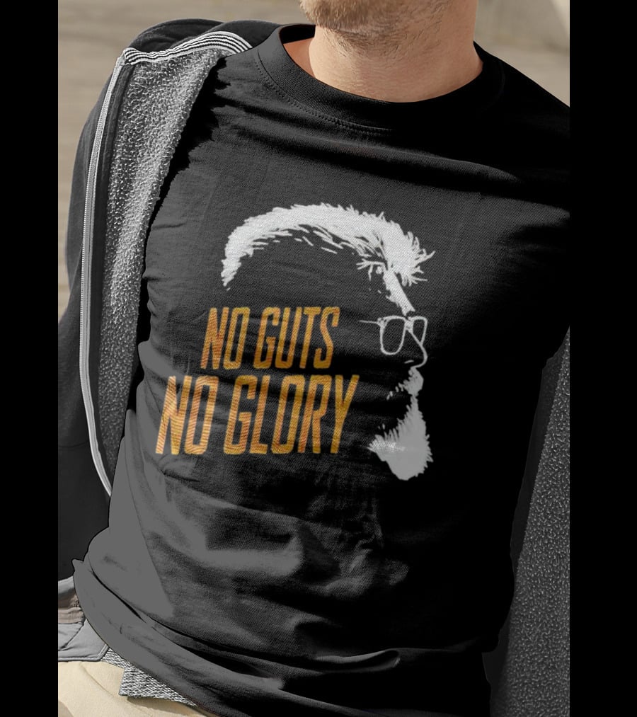 Thunivu No Guts No Glory Bold Text T-Shirt